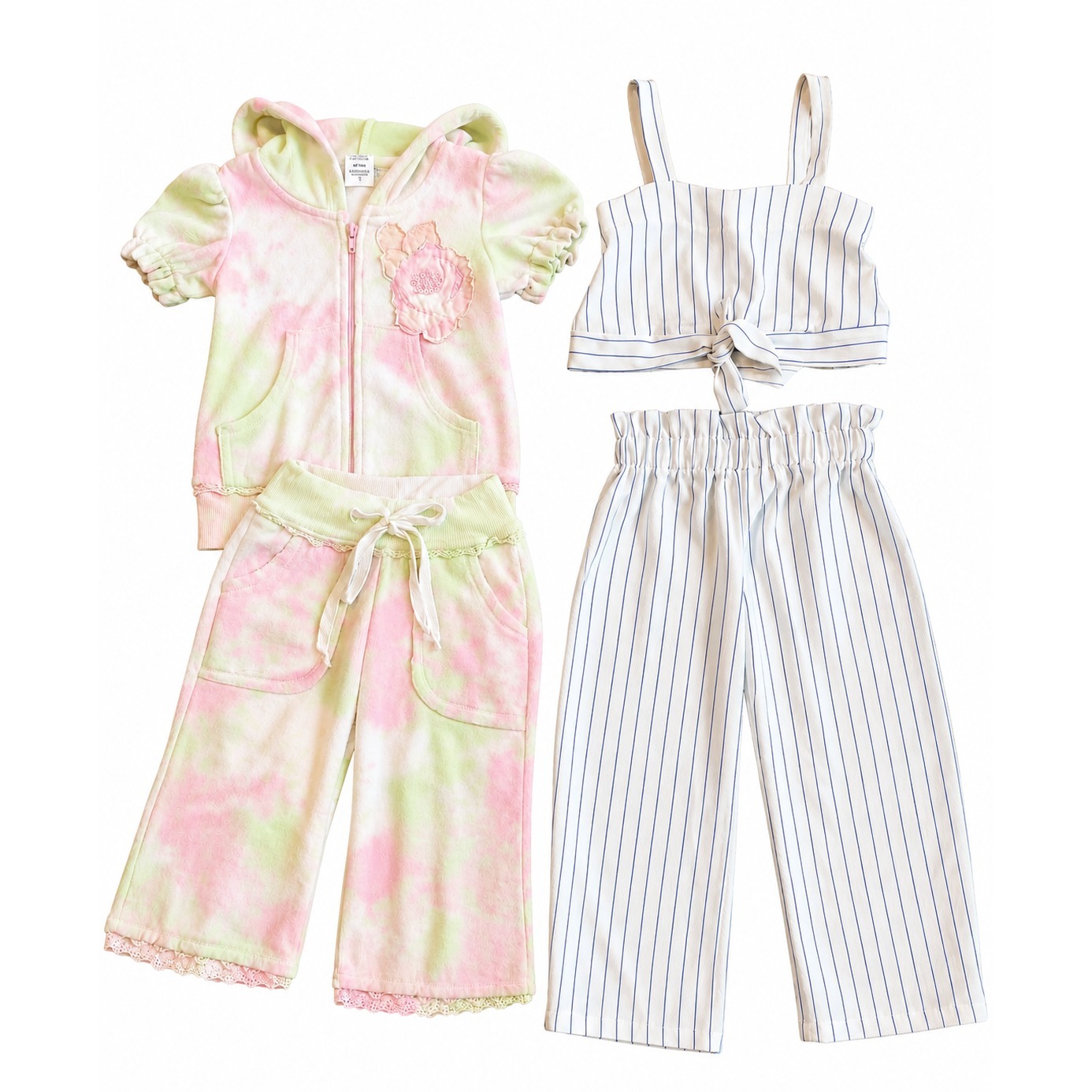 New -11 Items -Girls Sz 4 Huge Boutique Summer Clothing Lot Outfits Dress Shorts — image 2 of 8